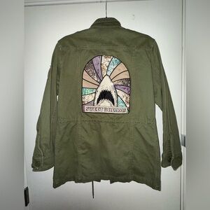 Saint Laurent Sweet Dreams Shark Military Jacket